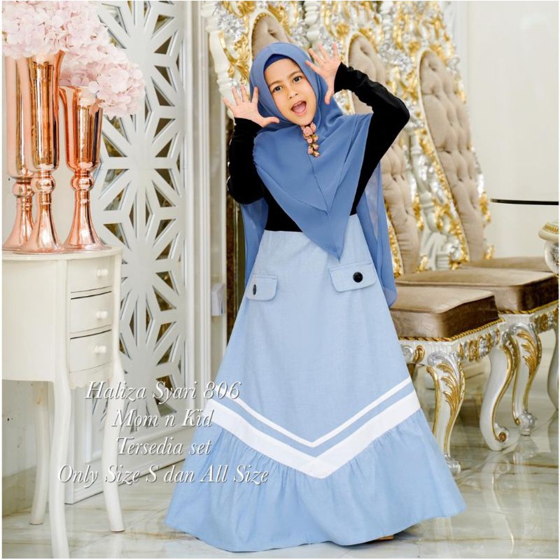 HALIZA KIDS 806 ( SET KHIMAR )