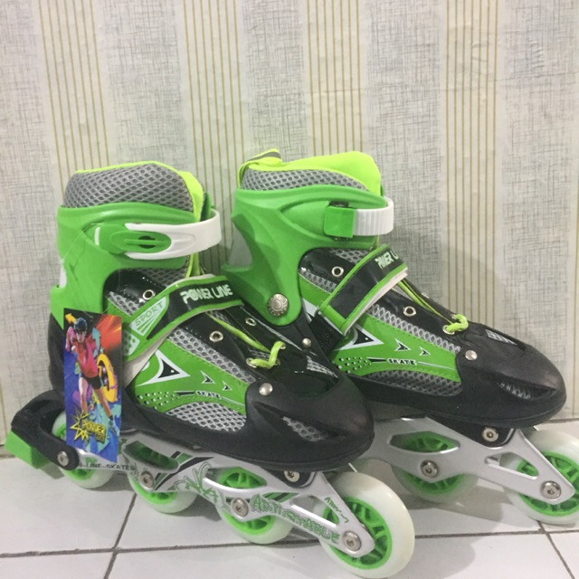 Sepatu Roda Power Line Hijau