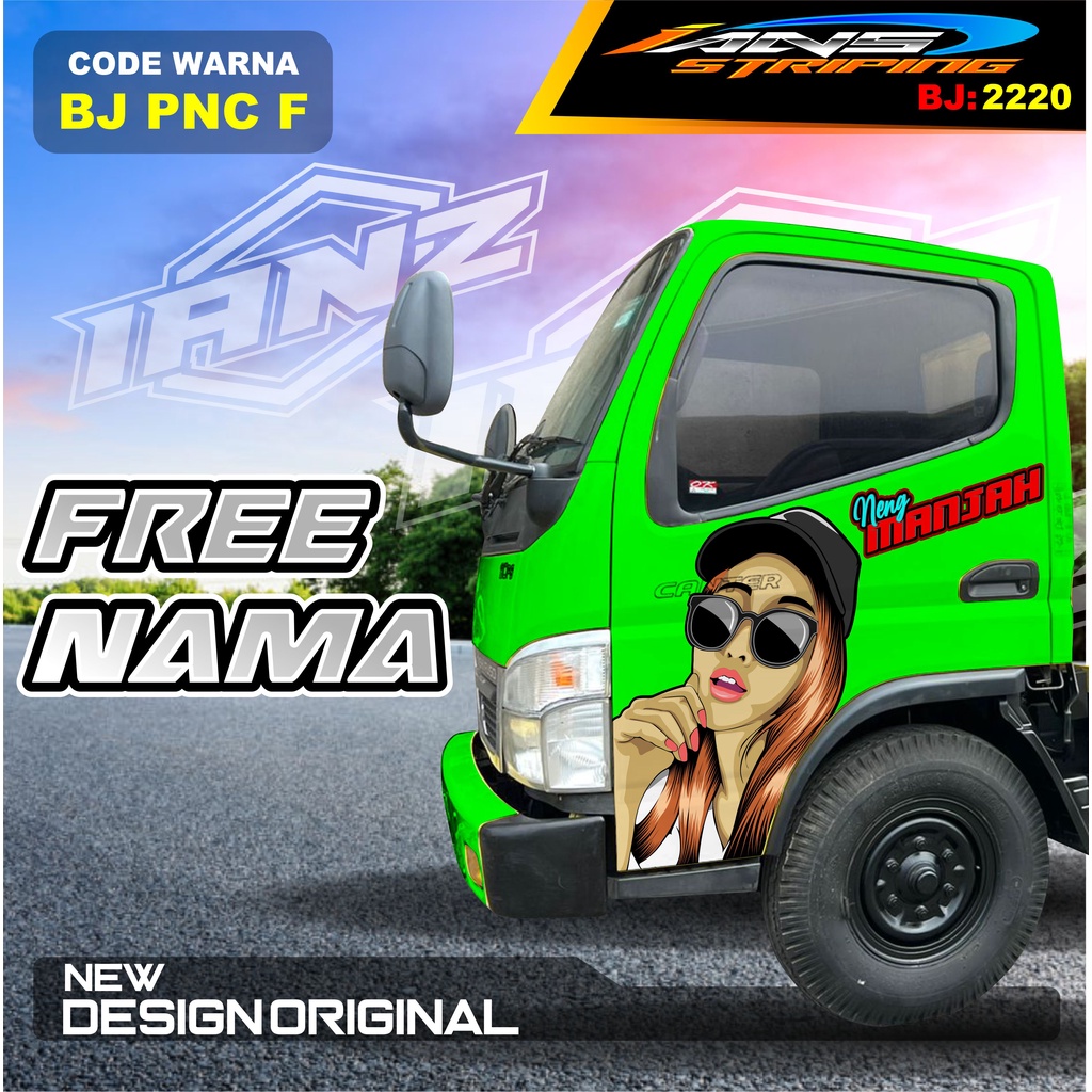 STICKER VARIASI PINTU TRUK FUSO RAGASA / DECAL PINTU DUMTRUK  / STIKER MOBIL TRUK / STIKER PINTU TRUK KEREN