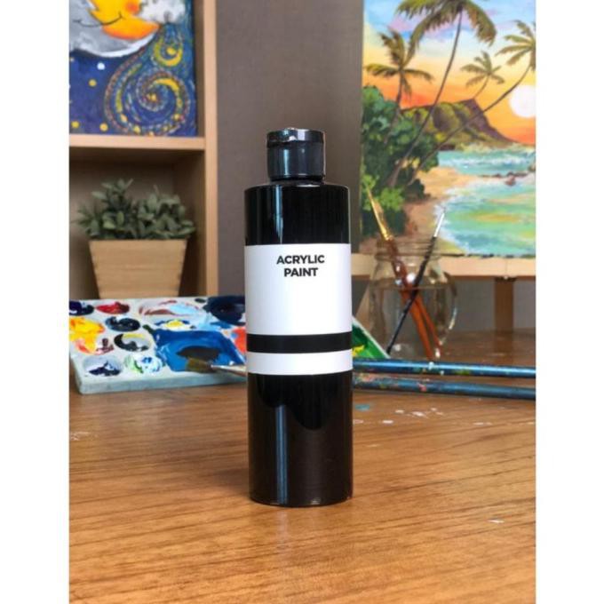 Sale Cat Akrilik - Putih - 250 Ml - Hitam Terpercaya