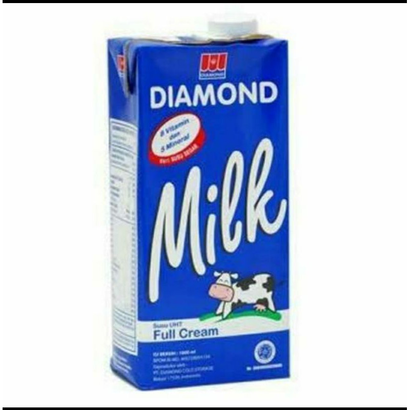 

Susu UHT DIAMOND FULL CREAM 1 Liter (BARANG FRESH)