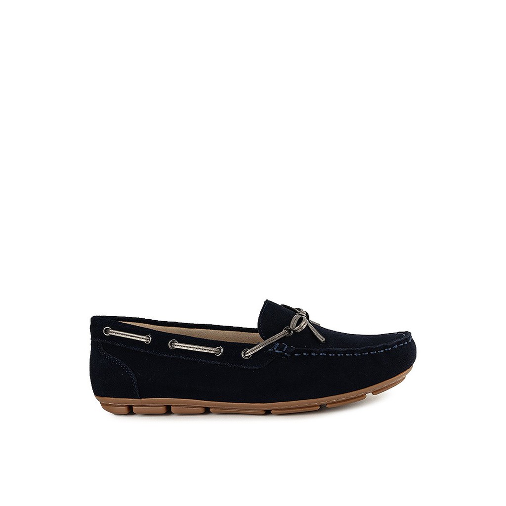 Sepatu Loafers Obermain Wanita Terbaru Original E-gillian Navy