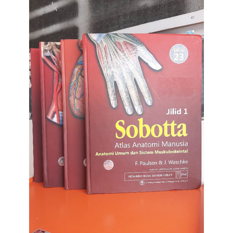 [Original] Atlas Anatomi Sobotta Edisi 23 (1 set = 4 buku)