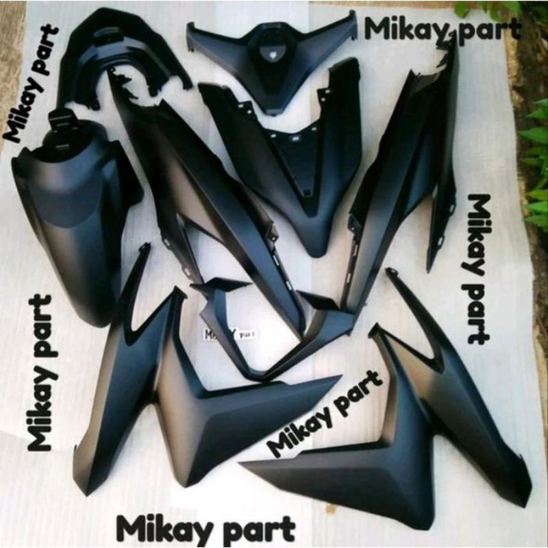 Full set body halus vario 125 150 new sekarang tahun 2018 sampai 2021 original hitam doff,merah doff