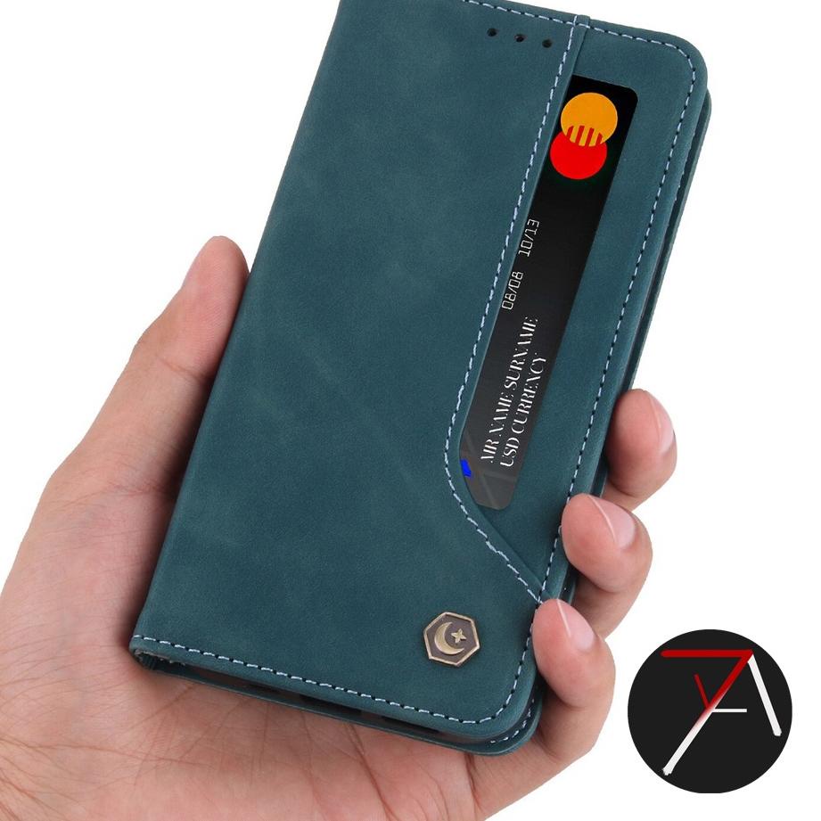 Berkualitas! Vivo Y17 / Y15 / Y12 / Y11 Flip Caseme POLA Dompet Kulit Leather Cover Case Casing Card