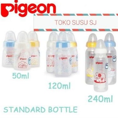 PIGEON BOTTLE STANDAR 50 ML 120 ML 240 ML/ BOTOL SUSU BAYI PIGEON/ 50ML 120ML 240ML