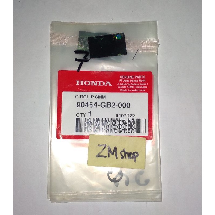 Klip Kampas Ganda Honda Beat Scoopy Vario 110 Circlip 6mm 90454 GB2 000