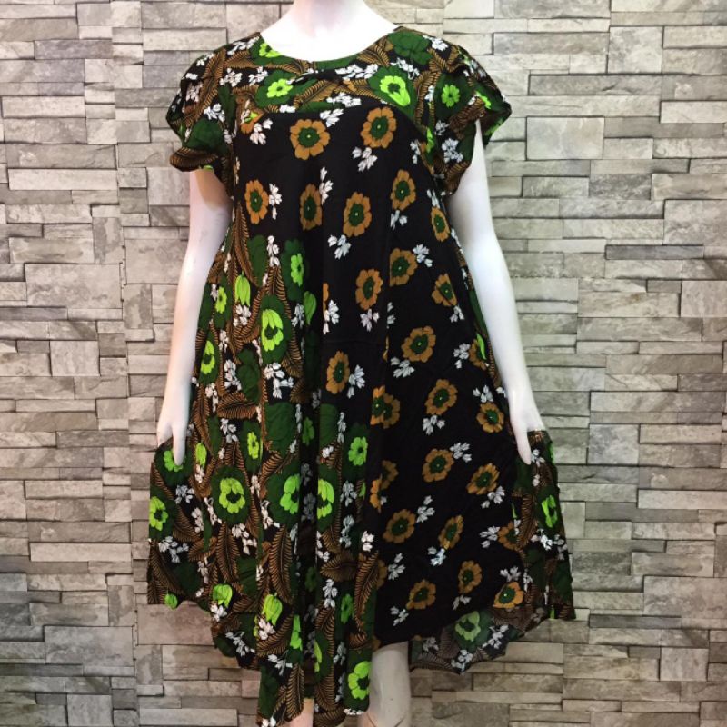 DASTER KLOK GAJAH PUTIH TANGAN DAUN | DASTER BATIK BALI-18
