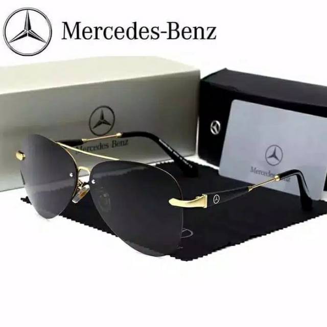 Kacamata sunglasses pria marcedes benz super full set