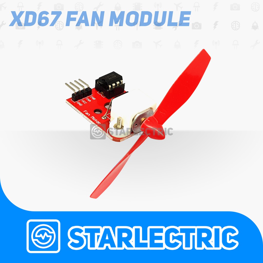 L9110 Modul Kipas Fan Module Untuk Robot Pemadam Api Fire Fighter