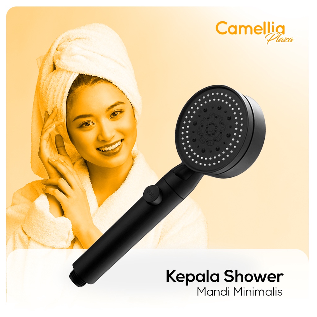 Paket Kepala Shower Mandi 5 Mode Premium dengan Selang dan Holder