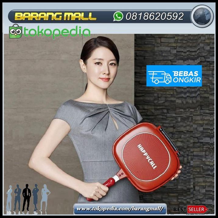 Happy Call 32 Cm Panci Teflon Double Pan Bisa Tuk Alat Panggang Grill