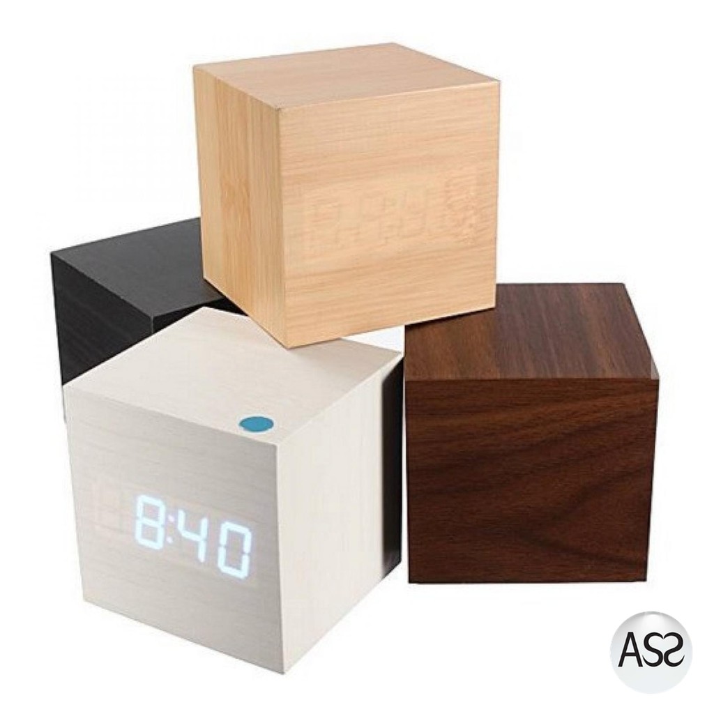 ASS Shop - HOUSEEN Jam Digital LED Kayu - JK-808