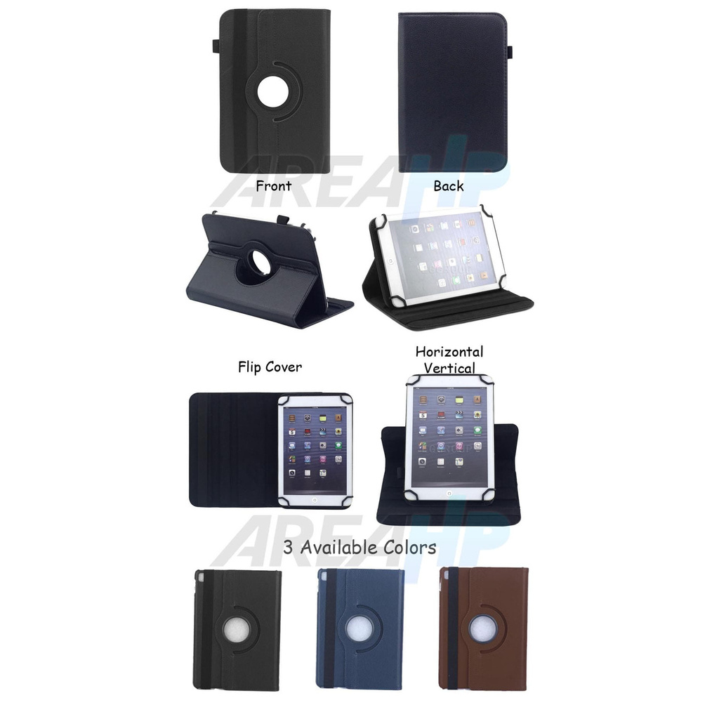 UNIVERSAL ROTATE CASE 360 (LEATHER) FOR TABLET 10 INCH