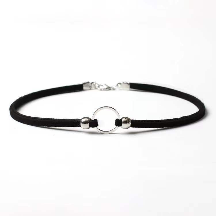 Simple Women Fashion Choker Double Layered 8340