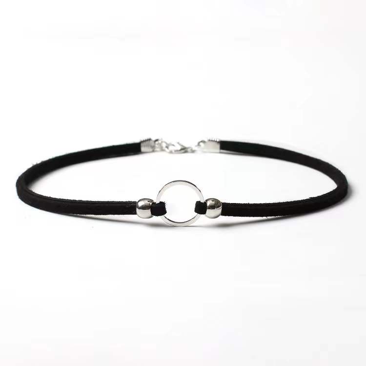 Simple Women Fashion Choker Double Layered 8340