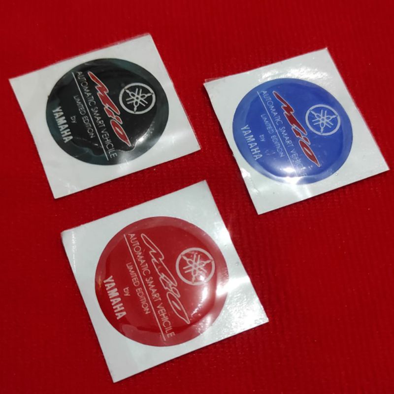 Emblem Resin Tameng Bodi Depan Yamaha Mio Amore Sporty Smile Limited Edition