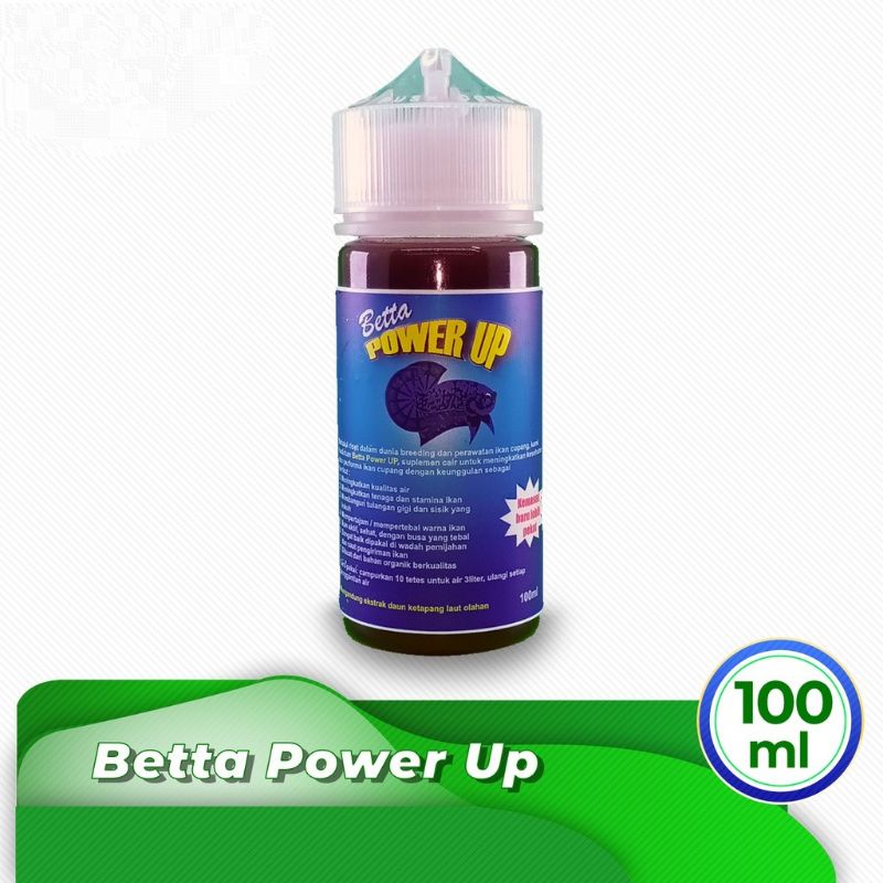BETTA POWER UP 100ML VITAMIN CUPANG ADUAN