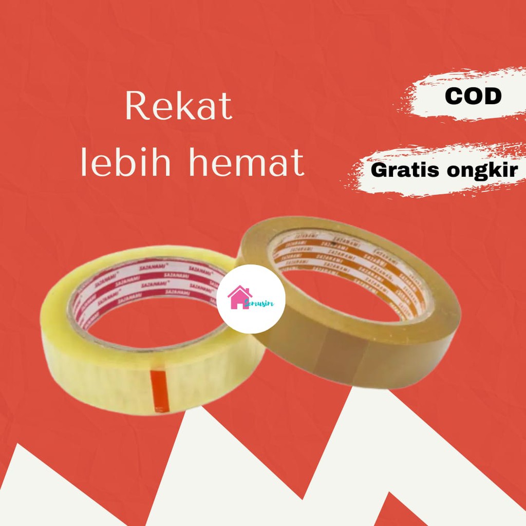 

Lakban bening tape clear paket online shop