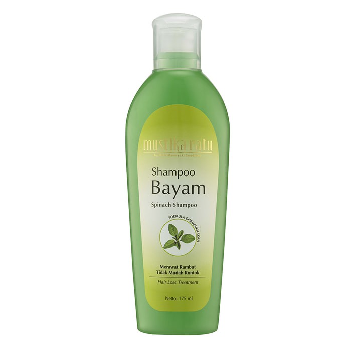 Mustika Ratu Shampoo Bayam   Spinach Shampoo 175ml