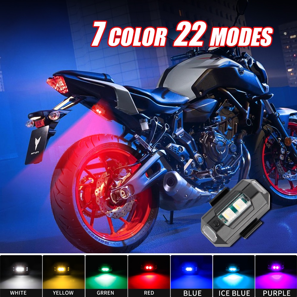 Lampu Flash Modifikasi 31 Mode 7 Warna Untuk Mobilmotorsepeda