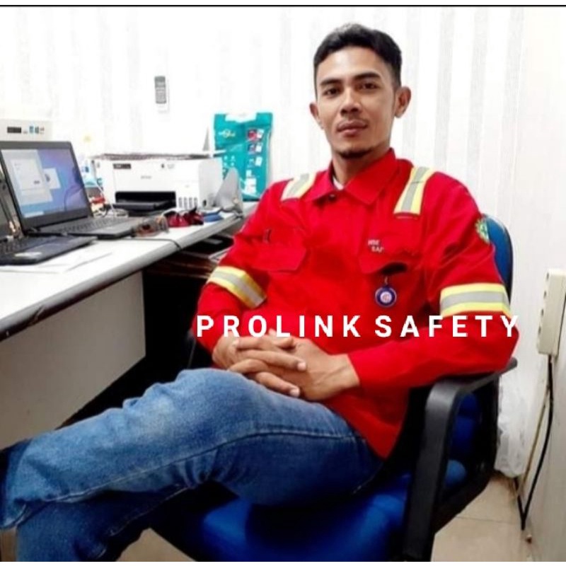 SERAGAM MERAH SAFETY OFFICER