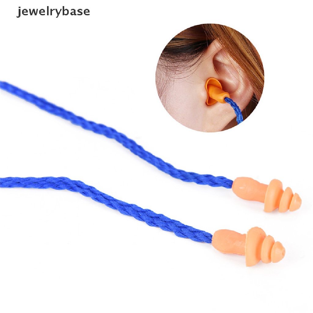 10 Pcs Earplugs Pelindung Pendengaran Bahan Silikon Lembut Reusable