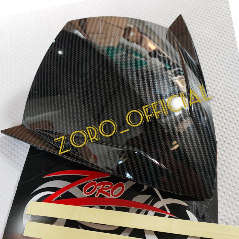 Visor Carbon Beat Injeksi/Beat Fi 2013-2015 ZORO