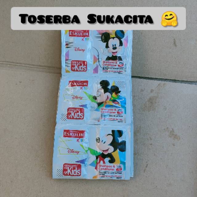 Shampoo & conditioner ESKULIN KIDS 1 renceng