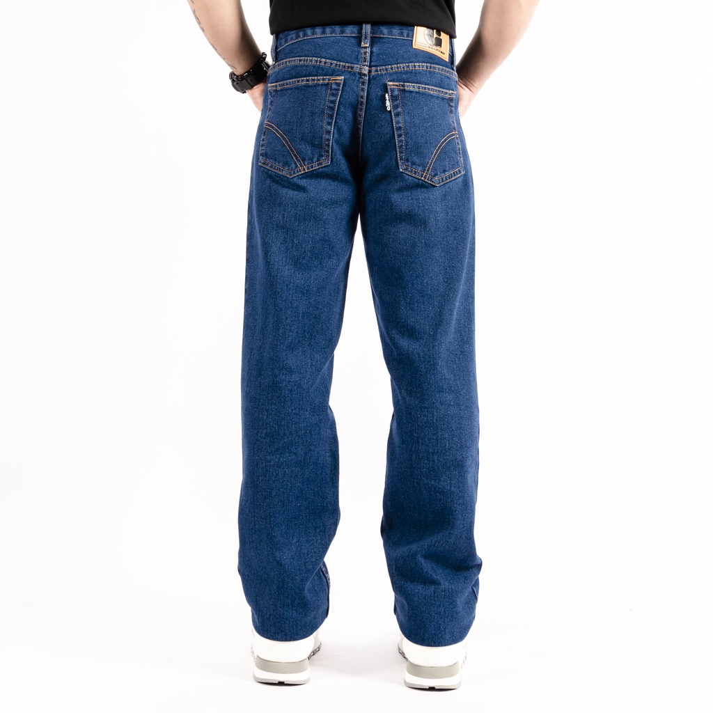 Gizmo Celana Jeans Reguler Blue Wash Jeans