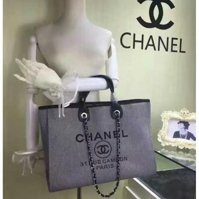Barang Bagus chanel canvas bag MURAH