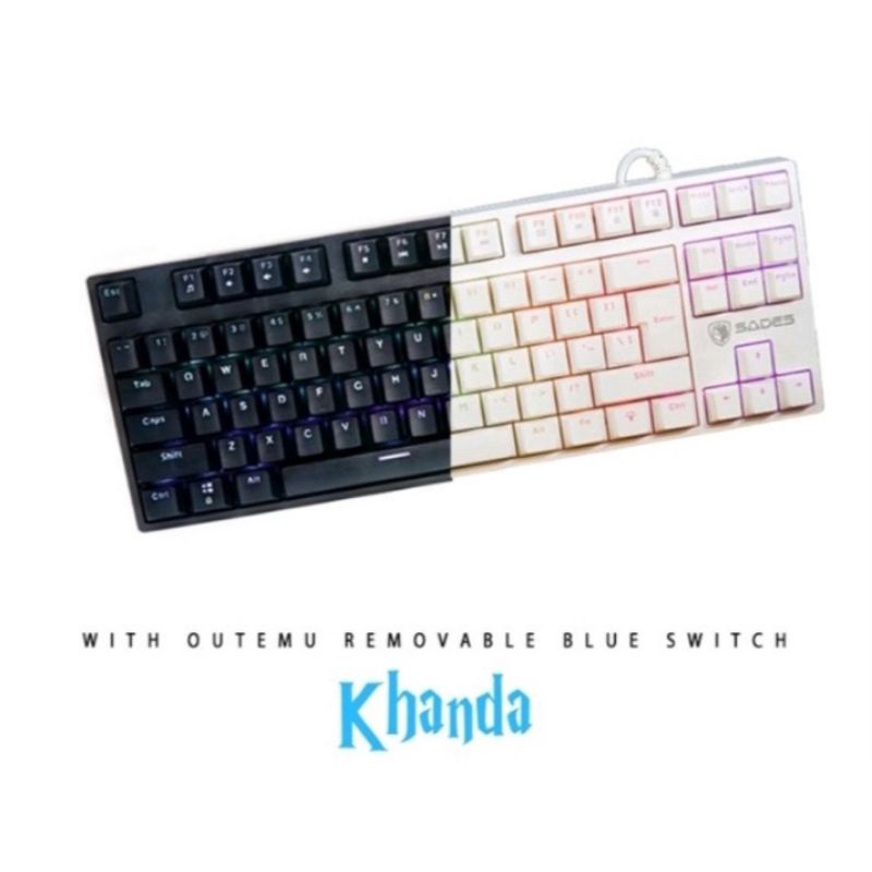 Sades keyboard gaming Mechanical TKL Sades Khanda / Removable Switch