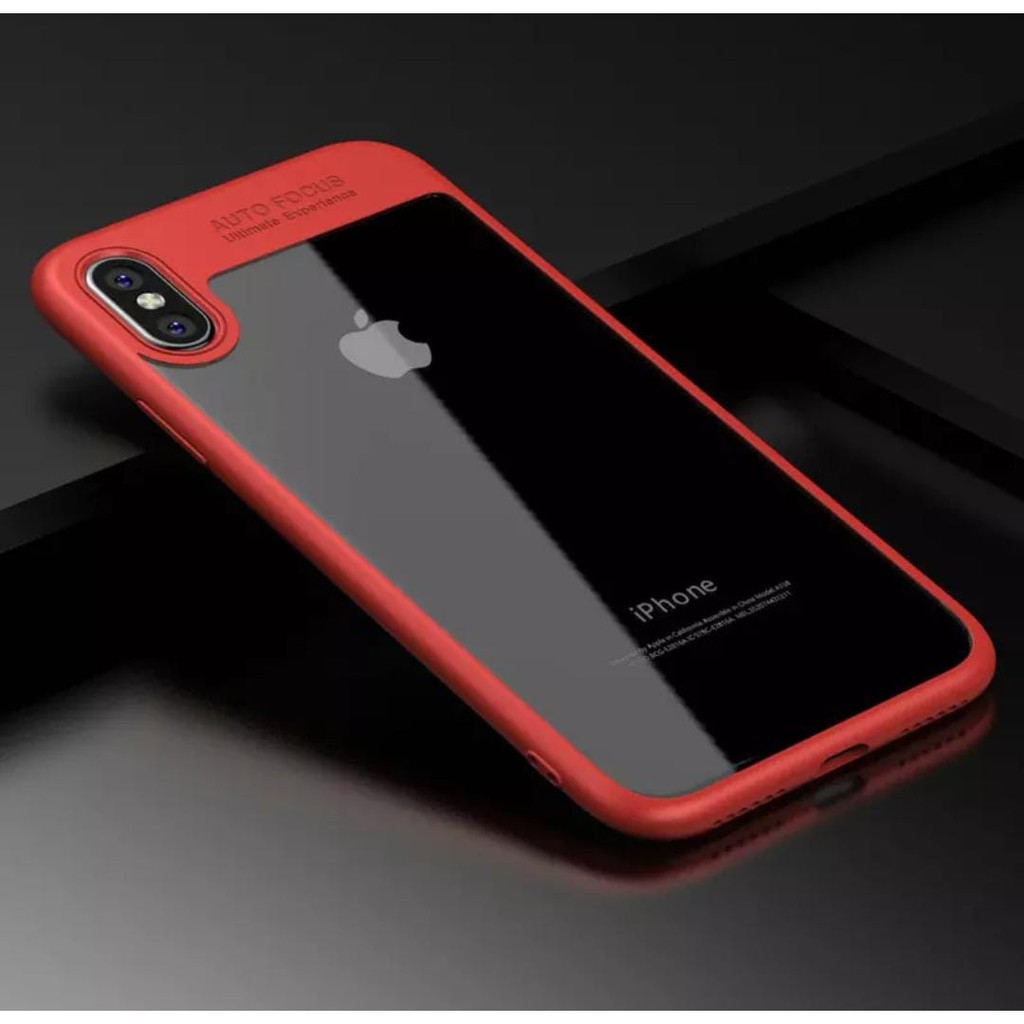 Samsung  J7+ S6 Edge S8+ S9 S9+ Note 8 SoftCase Auto Focus Transparan Acrylic Clear