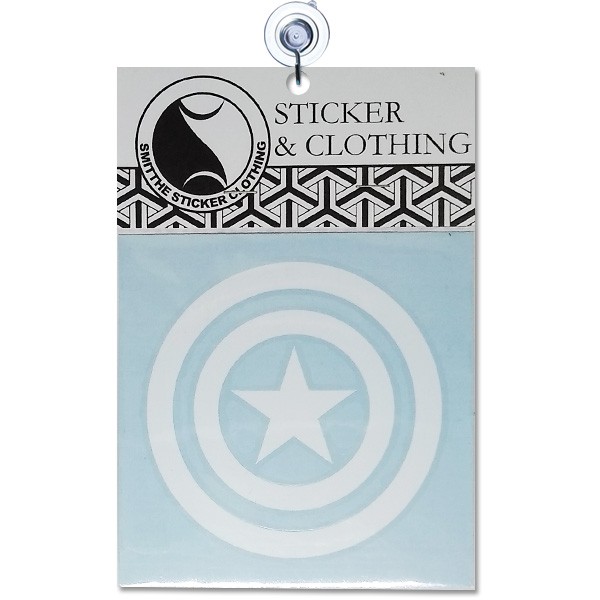 Stiker Captain America Logo Shield Tameng Sticker untuk aksesoris Mobil Motor