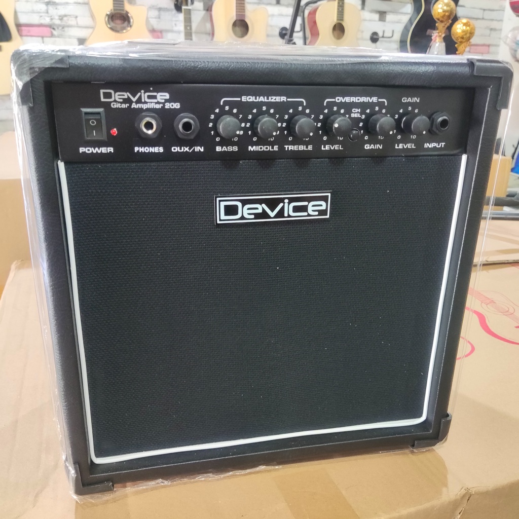 AMPLI / AMPLIFIER GITAR BASS MEREK DEVICE UKURAN 8 INC