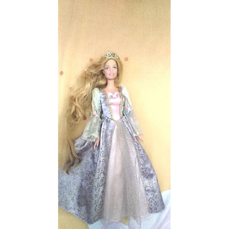 barbie preloved rapunzel/barbie rapunzel/barbie collector/barbie preloved/barbie second/barbie princ