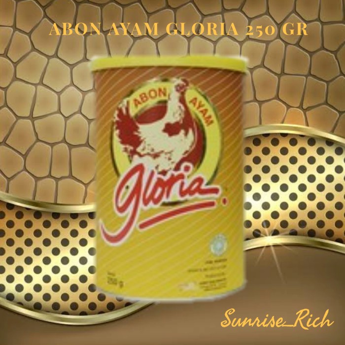 

ABON- ABON AYAM GLORIA 250 GR ~ SUNRISE_RICH® -MAKANAN-KERING.