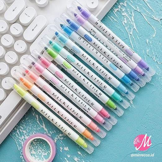 

Discount Today/ 12 PCS SET - MILKLINER TWIN TIP HIGHLIGHTER SET *^▽^*