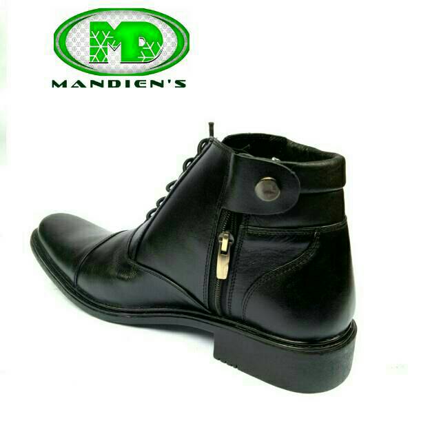 MANDIENS - PDH SJ153 Sepatu Kulit Asli Original Medali Export Quality