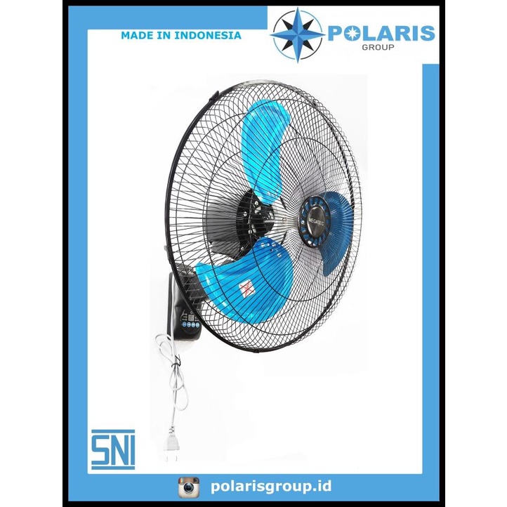 Kipas Angin Besi / Wall Fan Remote / Kipas Angin Dinding 18 Inchi