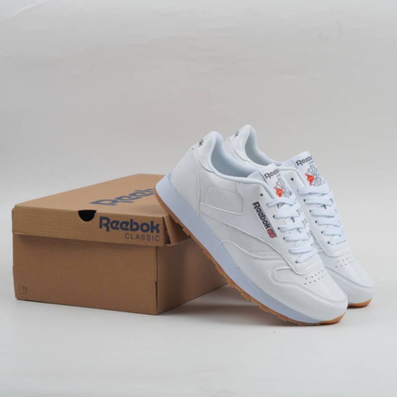 Reebok Classic Leather White Gum 100℅BNIB