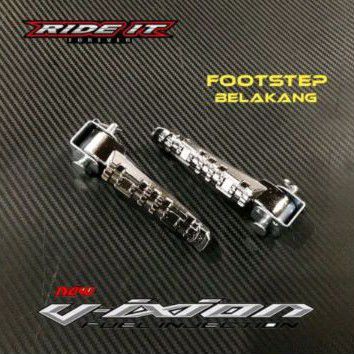 FOOTSTEP BELAKANG VIXION BESI CHROME IMPORT MODEL ORI SEPASANG