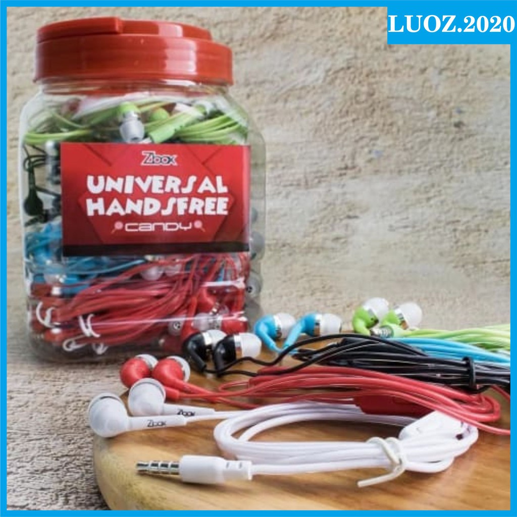 HEADSET TOPLES ZBOX CANDY (TOPLES) | HANDSFREE KABEL | SUPERBASS | TERMURAH
