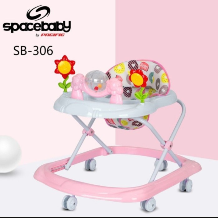 Baby Walker Spacebaby SB306 Roller IC Music 306 Space Baby Kereta Bayi Belajar Jalan
