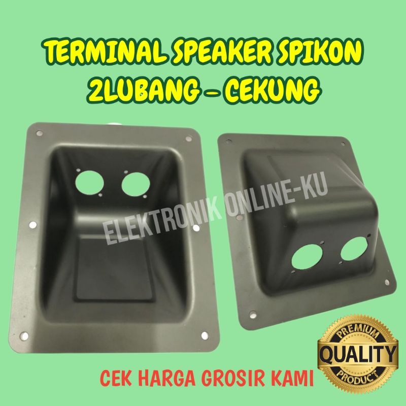 TERMINAL SPEAKER SPIKON 2LUBANG - CEKUNG BESAR