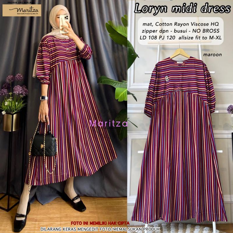 Loryn midi dress