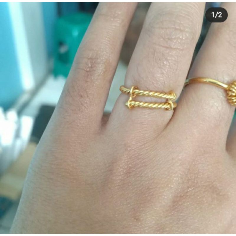 Cicin Lilit Simple Mas London Asli 24K. Kadar 999,9%