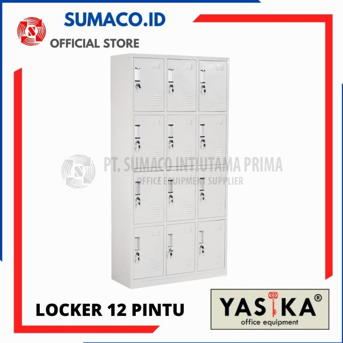 

,,,,,,,] Loker / Lemari File / Arsip Cabinet || Yasika - Locker 12 Pintu