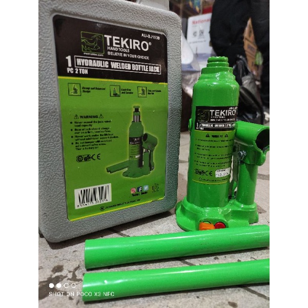 dongkrak botol TEKIRO 2ton/dongkrak mobil TEKIRO 2ton hydraulic welded bottle jack