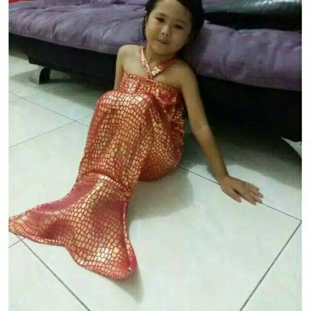 Costum mermaid anak lucu baju renang anak mermaid baju duyung